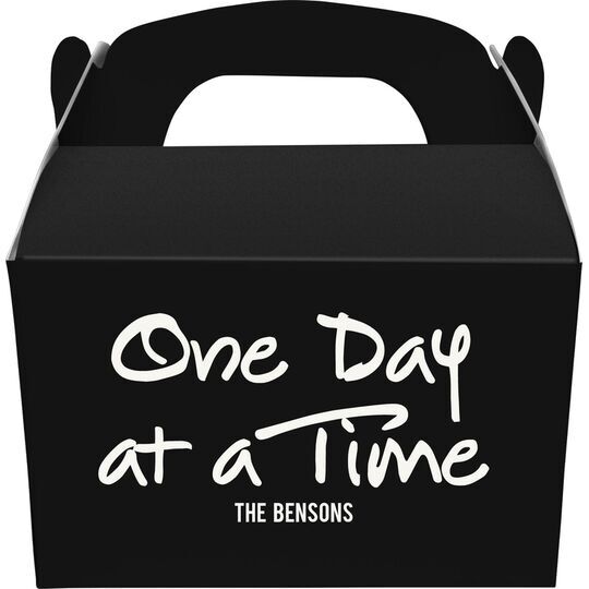 Studio One Day At A Time Gable Favor Boxes